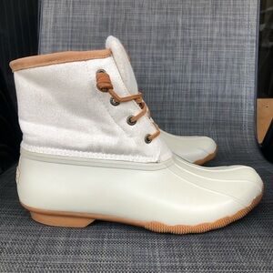 Sperry Top-Sider Saltwater Rain Boots STS83234 waterproof shoes size Wo’S 9